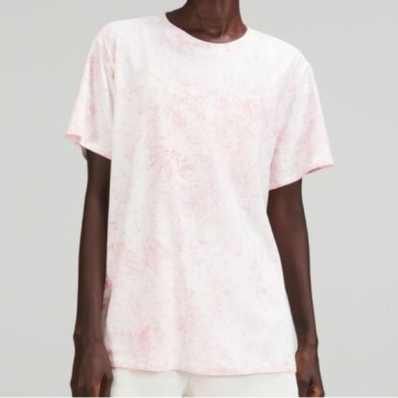 lululemon athletica Tops - Lululemon All Yours Short Sleeve T-Shirt Vitasea Cirrus Wash Peony Brier Rose
